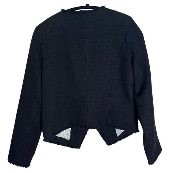 Joie black tweed tuxedo blazer size small NWOT - Picture 2 of 3